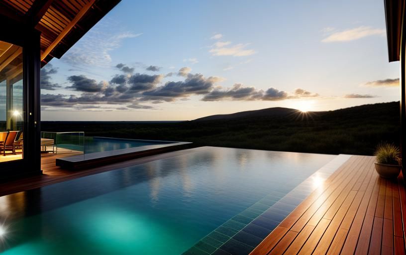 Infinity pool design.